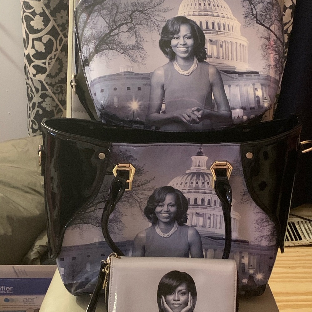 2 purses and a wallet